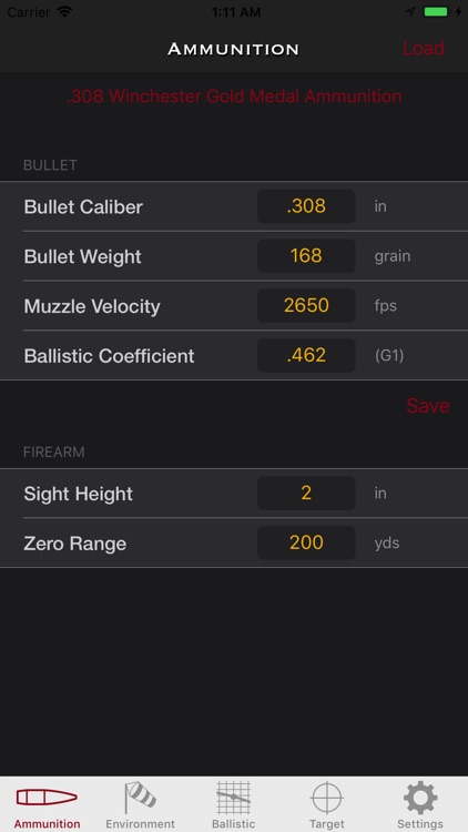 SBC - Ballistic calculator