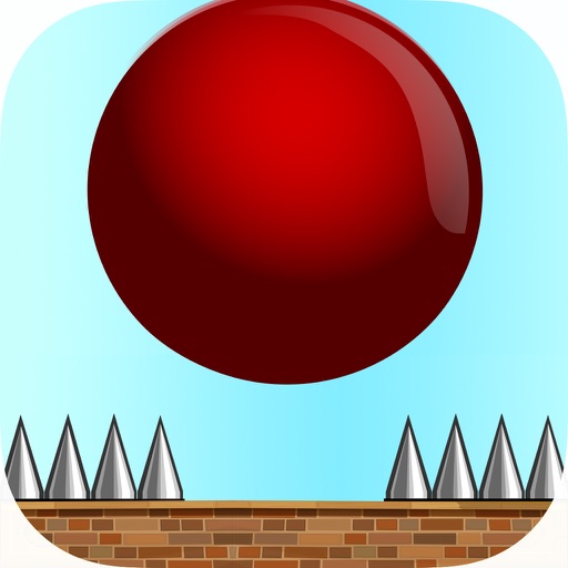 Smash Hit Red Ball Touch Spikes iOS App