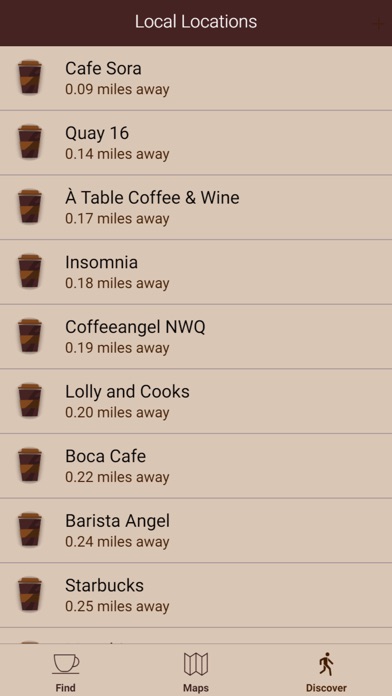 CoffeeTrail screenshot 3