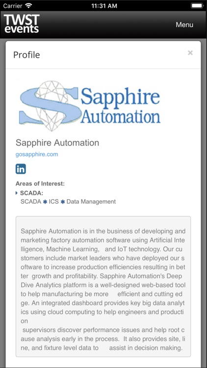 AI Manufacturing/SCADA 2018 screenshot-3