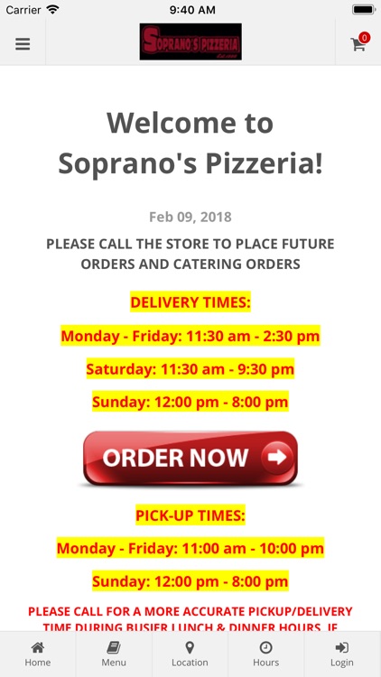 Soprano's Pizzeria NJ