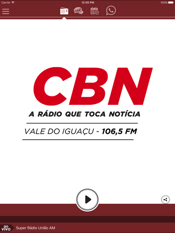 CBN Vale do Iguaçu - 106,5 FMのおすすめ画像1