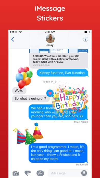 Happy Birthday Sticker HBD App screenshot 4