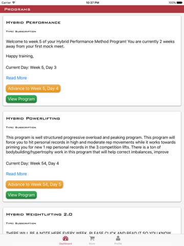 Hybrid Performance Method screenshot 2