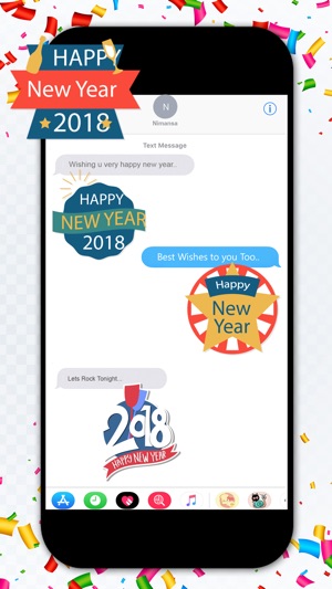 New Year 2018 Stickers!(圖5)-速報App