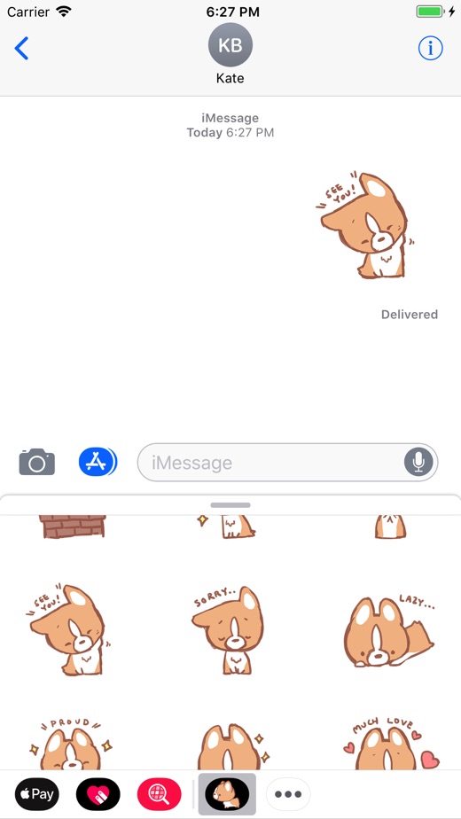 【图】Waffle the Corgi Stickers(截图3)