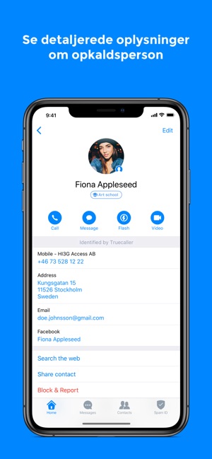 spor hemmeligt nummer app