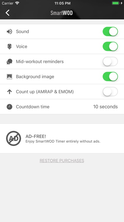 SmartWOD Timer - Fitness WOD screenshot-6