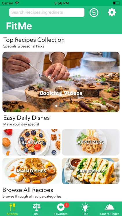 Healthy Recipe Book : FitMe screenshot-0