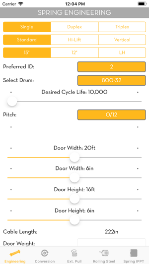 IDC Spring Calculator