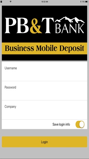 PB&T Bank Business Deposit