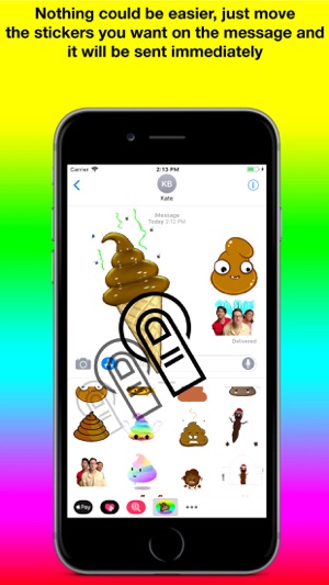 Animated Poop Stickers Pro(圖2)-速報App