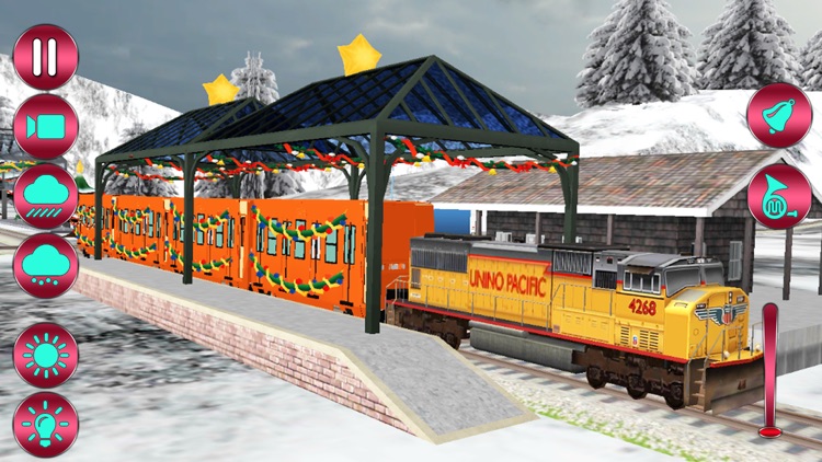 Santa Christmas Train Sim