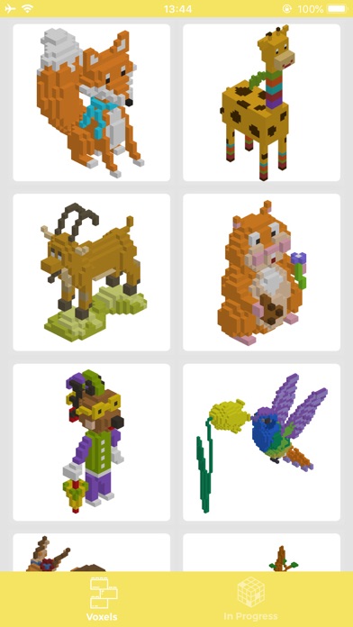 Color 3d Animals by Number screenshot 2