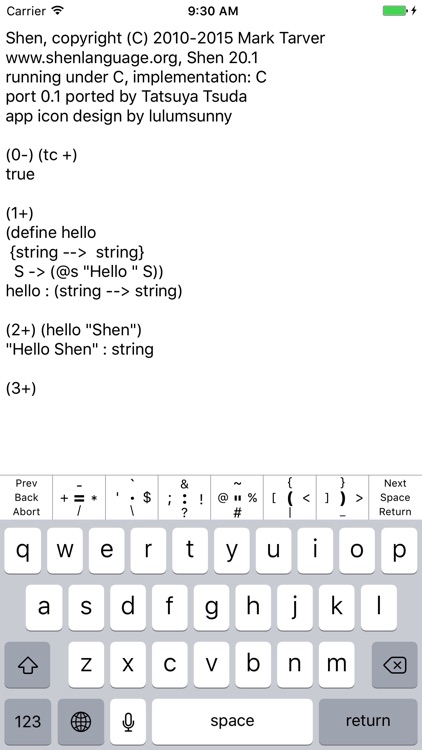 Shen Programming Language