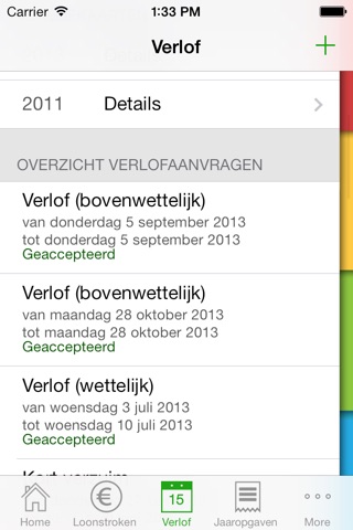 Werknemerloket screenshot 3