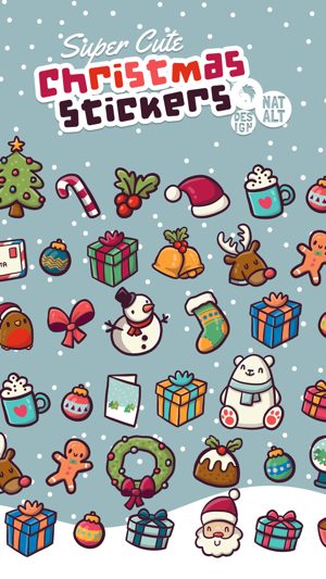 Cute Christmas Stickers(圖1)-速報App