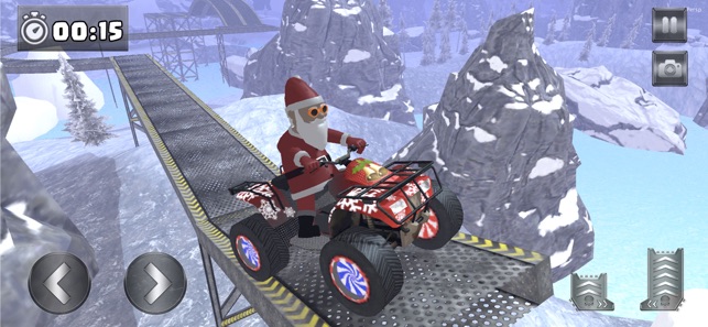 Impossible ATV Santa Stunts(圖5)-速報App