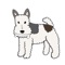 Wire Fox Terrier Dog Sticker