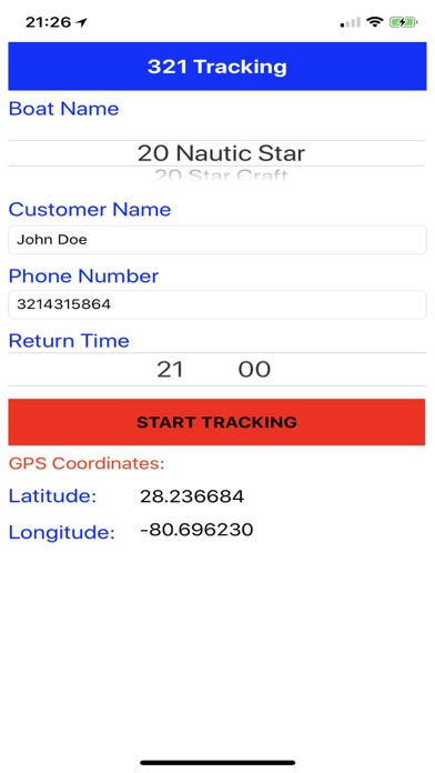 321 Tracking screenshot 2