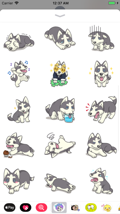 Husky Dog Stickers screenshot 3
