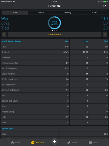 Smashpoint Tennis Tracker screenshot 2