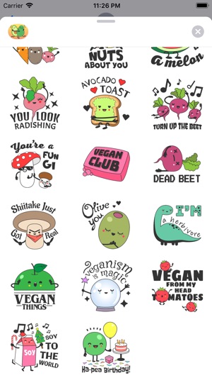 Plant-Based Vegan Stickers(圖3)-速報App