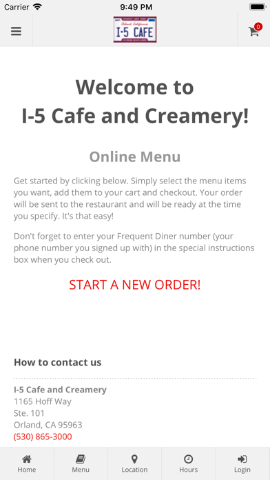 How to cancel & delete I-5 Cafe and Creamery Orders from iphone & ipad 1