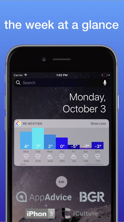 Rainbow Weather Widget