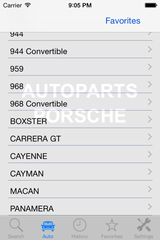 Autoparts for Porsche screenshot 3