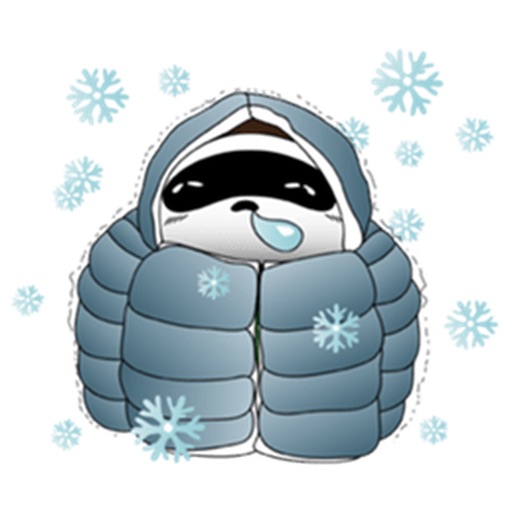 Funny Chubby Panda Sticker icon