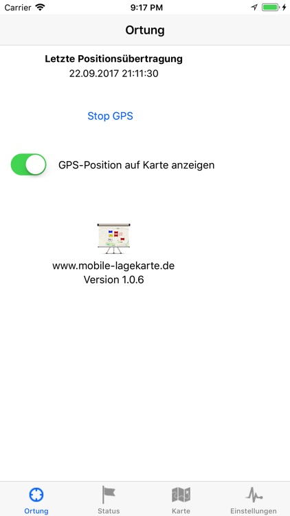 Mobile-Lagekarte Tracker