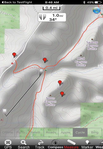 Bryce Canyon National Park - GPS Map Navigator screenshot 2