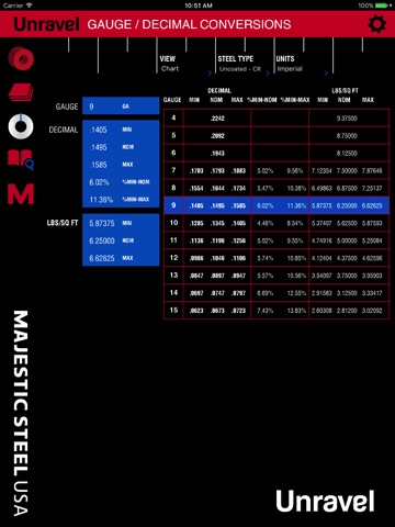 Unravel: Steel Calculator screenshot 3