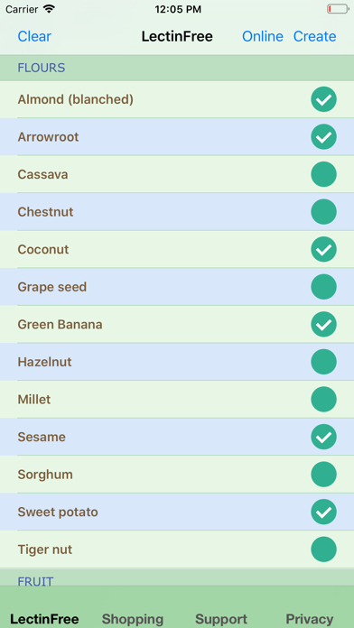 LectinFree Allowable Food List screenshot 3