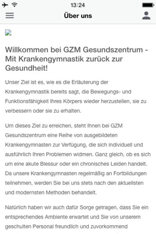 GZM Gesundszentrum screenshot 2