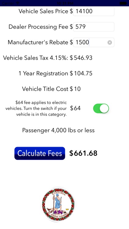 Tag Fee screenshot-4