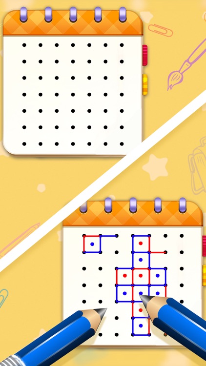 dots boxes connecting game