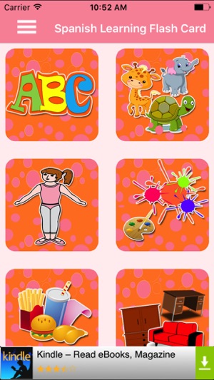 Spanish Learning Flash Card(圖1)-速報App