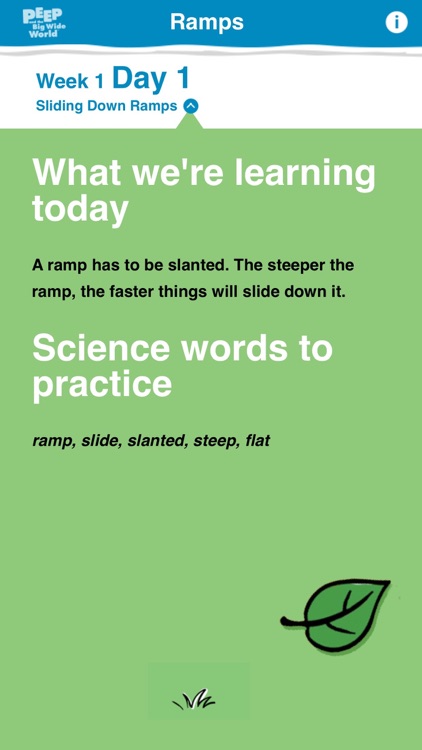 PEEP Family Science: Ramps