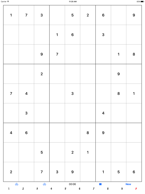 Endless Sudoku screenshot