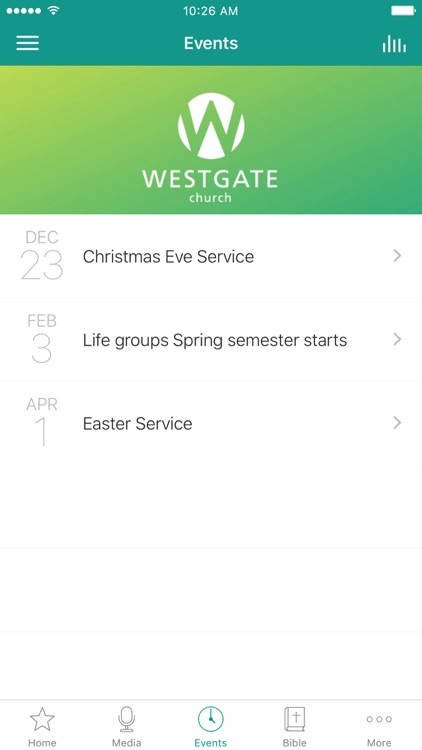 Westgate Church App