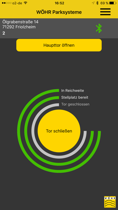 WÖHR Smartparking App screenshot 2