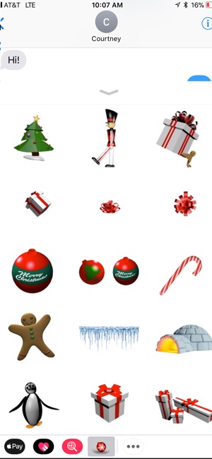 Christmas Theme Stickers