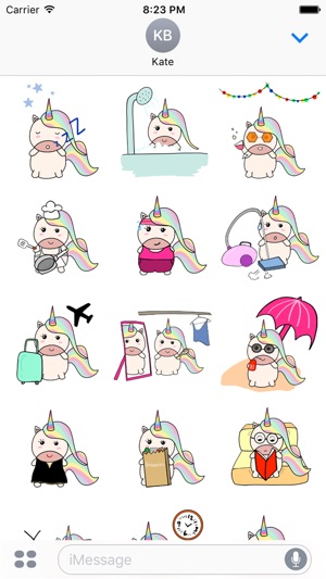 Fluffy the Unicorn Stickers(圖1)-速報App