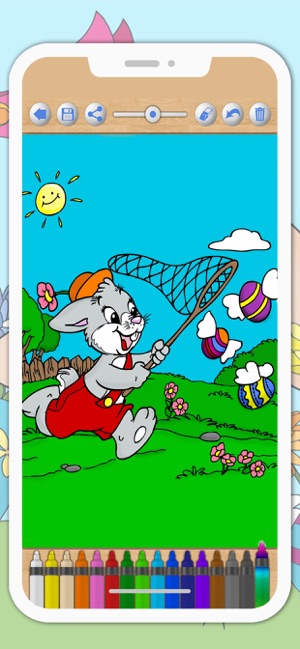 Easter Bunny Coloring Pages(圖4)-速報App