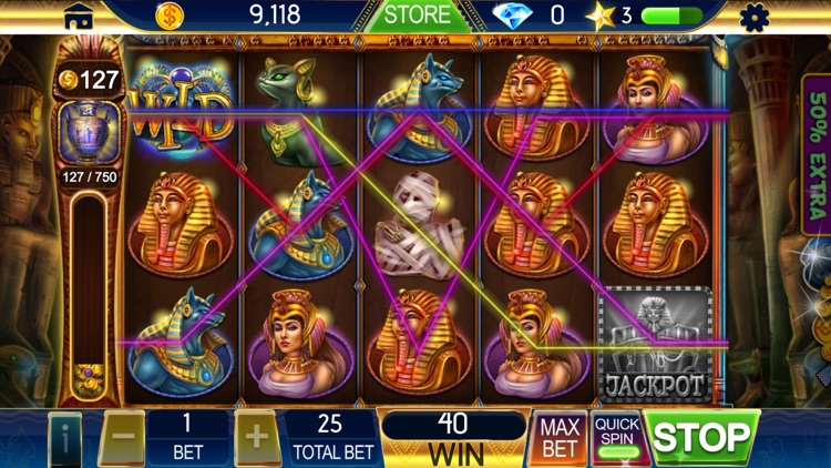 Diamonds Of Egypt Slots screenshot-3