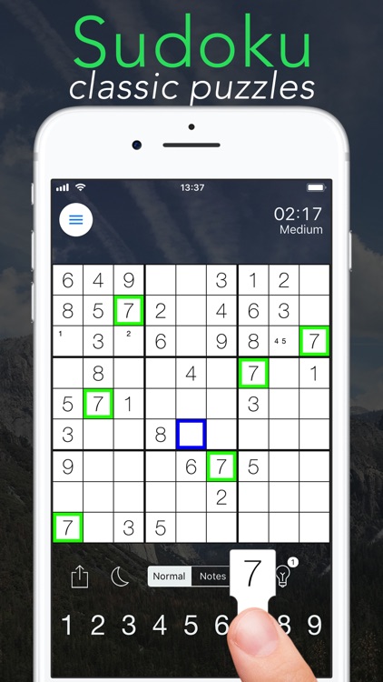 Sudoku ~ classic puzzle game
