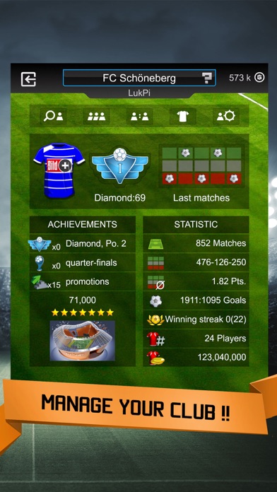 GOAL Football Manager screenshot 2