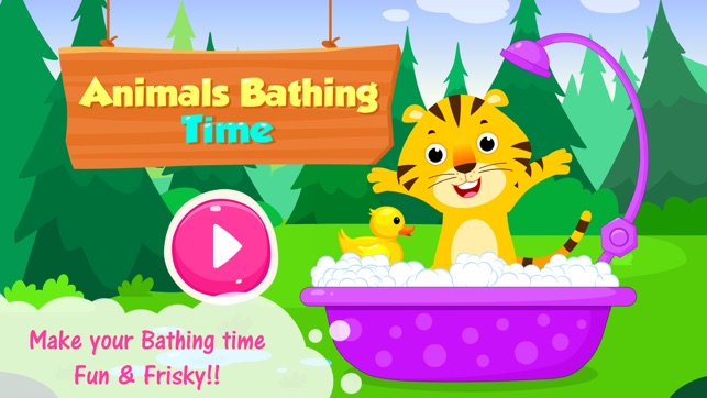 Animal Bathing Game for Kids